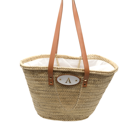 Medium Capri straw basket